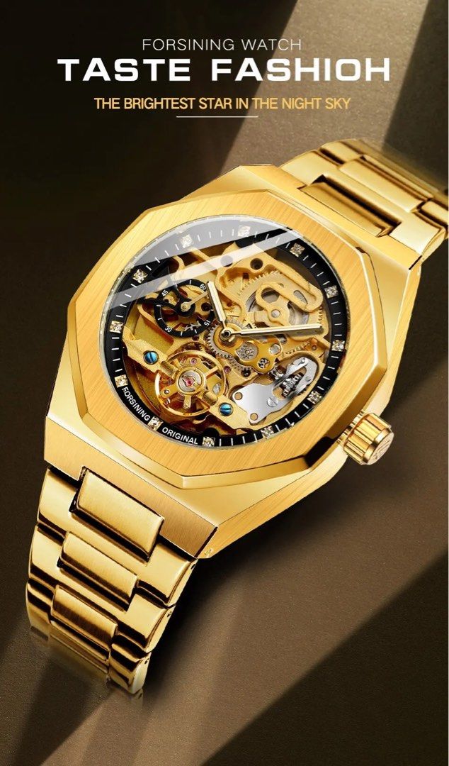 Mens automatic skeleton watch new arrivals