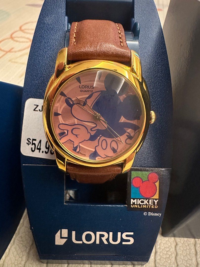 Disney lorus hotsell mickey mouse watch