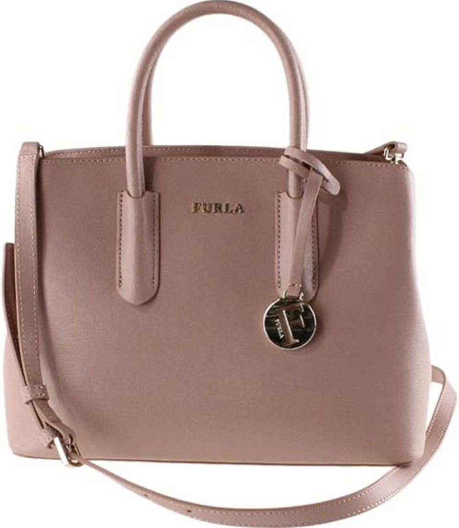 Furla pink tote discount