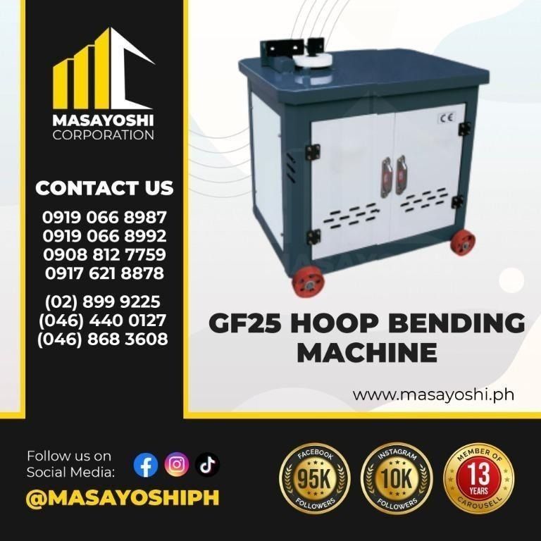 GF25 Hoop Bending Machine Bending Machine Bar Bender Electric Bar