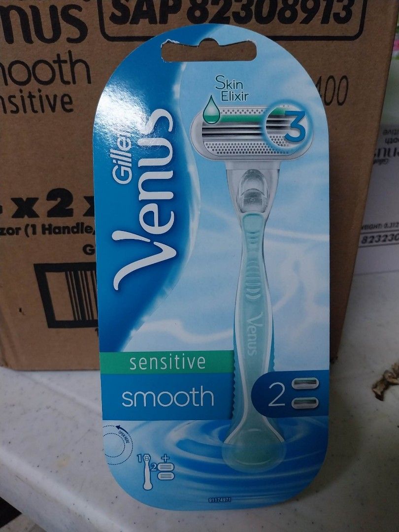 Gillette Venus Smooth Sensitive Skin Elixr (Category: Hair Removal) located in San Pedro. Submitted by stockroomsouthph (Listing ID 1259724339, Image 2). Description: Guaranteed Authentic Brand new.