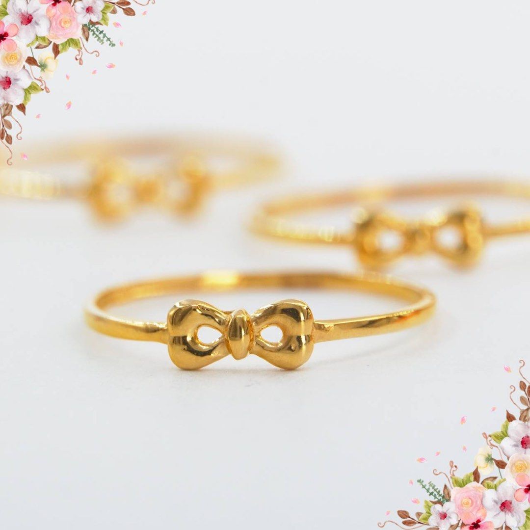 Gold ring for girl images sale