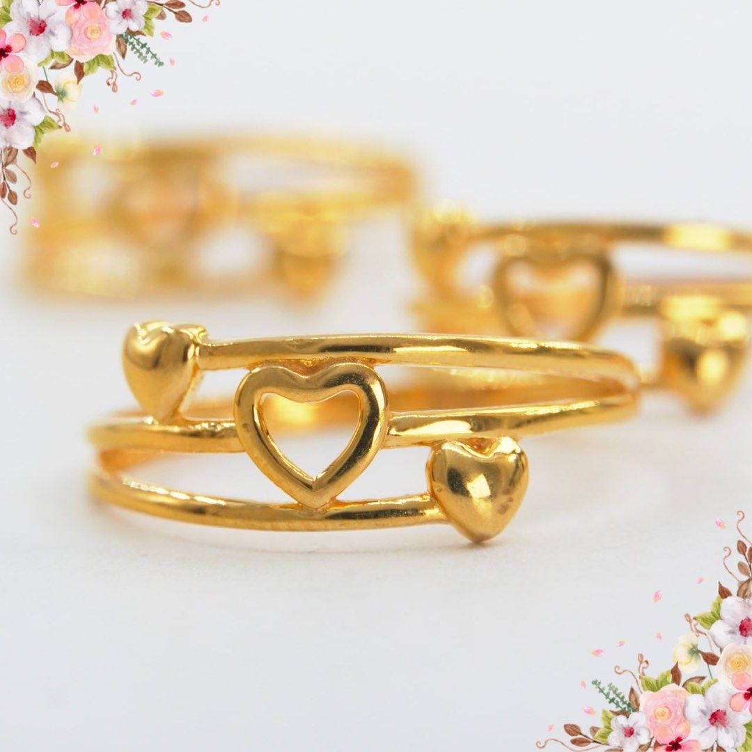 Gold ring for clearance girl low price