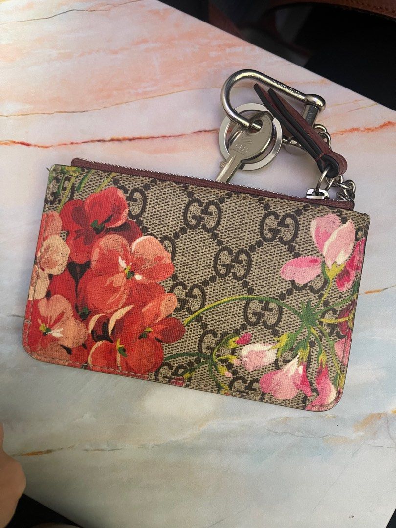 Gucci floral Wallet with Key Holder, Luxury, Bags Wallets on