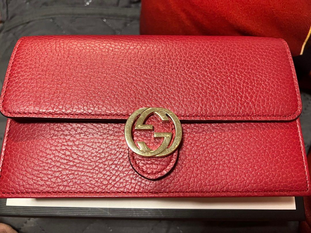 Authentic Gucci Interlocking WOC, Luxury, Bags & Wallets on Carousell