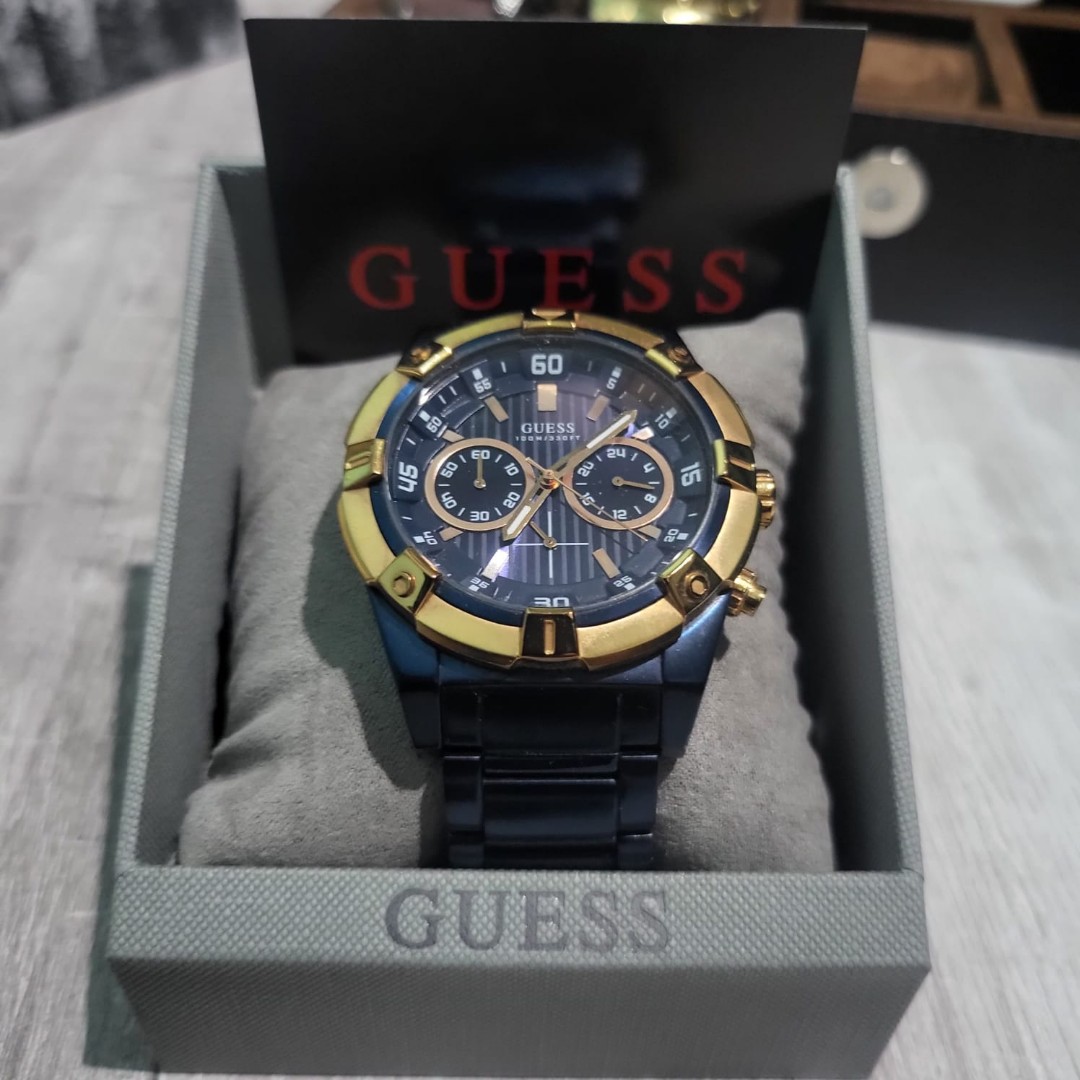 Guess Jam Tangan Pria Fesyen Pria Jam Tangan Di Carousell