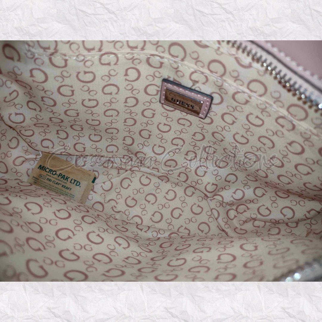 GUESS Kalei Mini Camera Crossbody (Pink), Women's Fashion, Bags