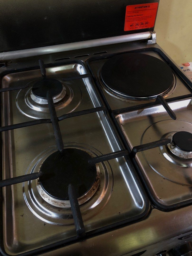 Haier Gas Range 3 Burner 1 Hot Plate, TV & Home Appliances, Kitchen Appliances, Other Kitchen