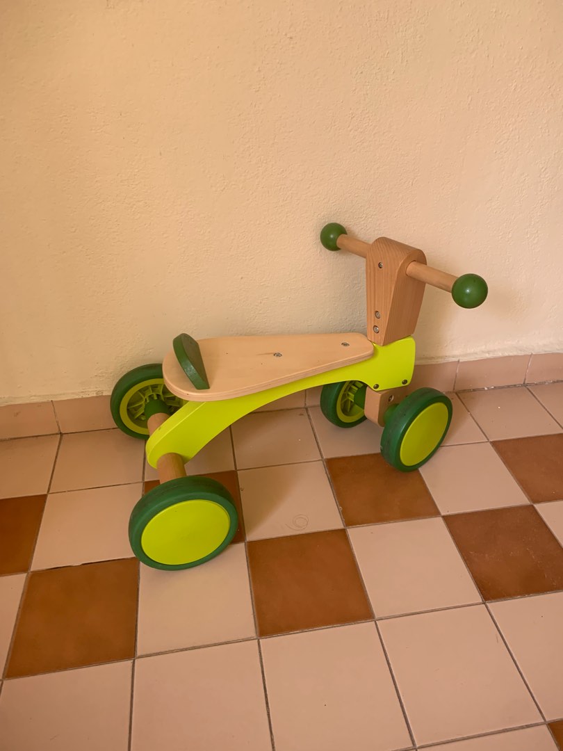 Hape wooden bike store