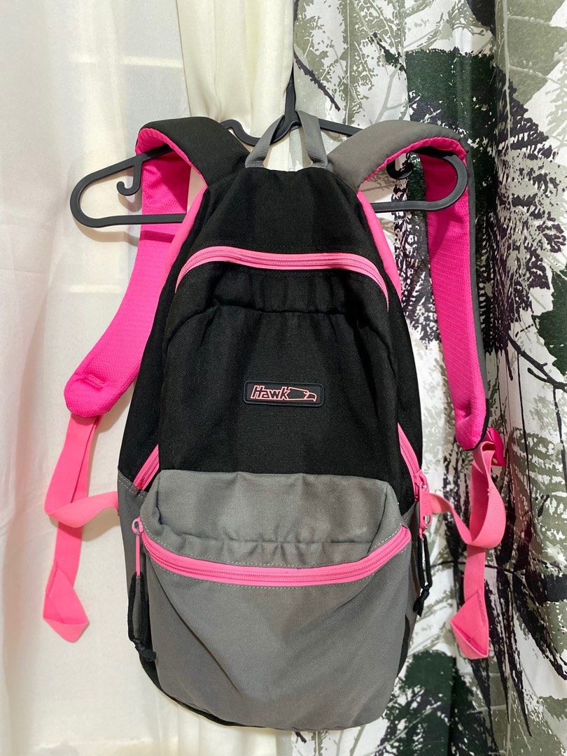 Hawk bag pink and black sale