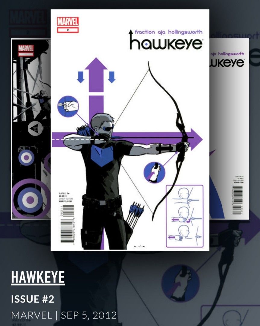 HAWKEYE #2 (Category: Comics & Manga) located in Floridablanca. Submitted by toyz_soldier_collectibles (Listing ID 1259679777, Image 2). Description: IM NOT A PROFESSIONAL GRADER F TO VF CONDITION BAGGED AND BOARD WYSIWYG SHIPPING SHOULDER BY THE BUYER.