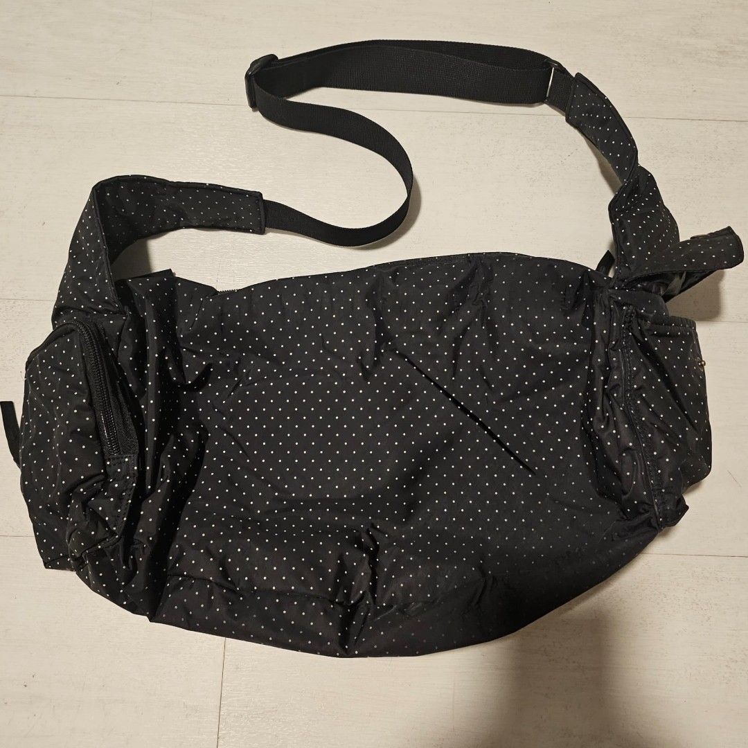 Headporter Black Beauty Dots Zip Shoulder Bag Yoshida Japan Porter