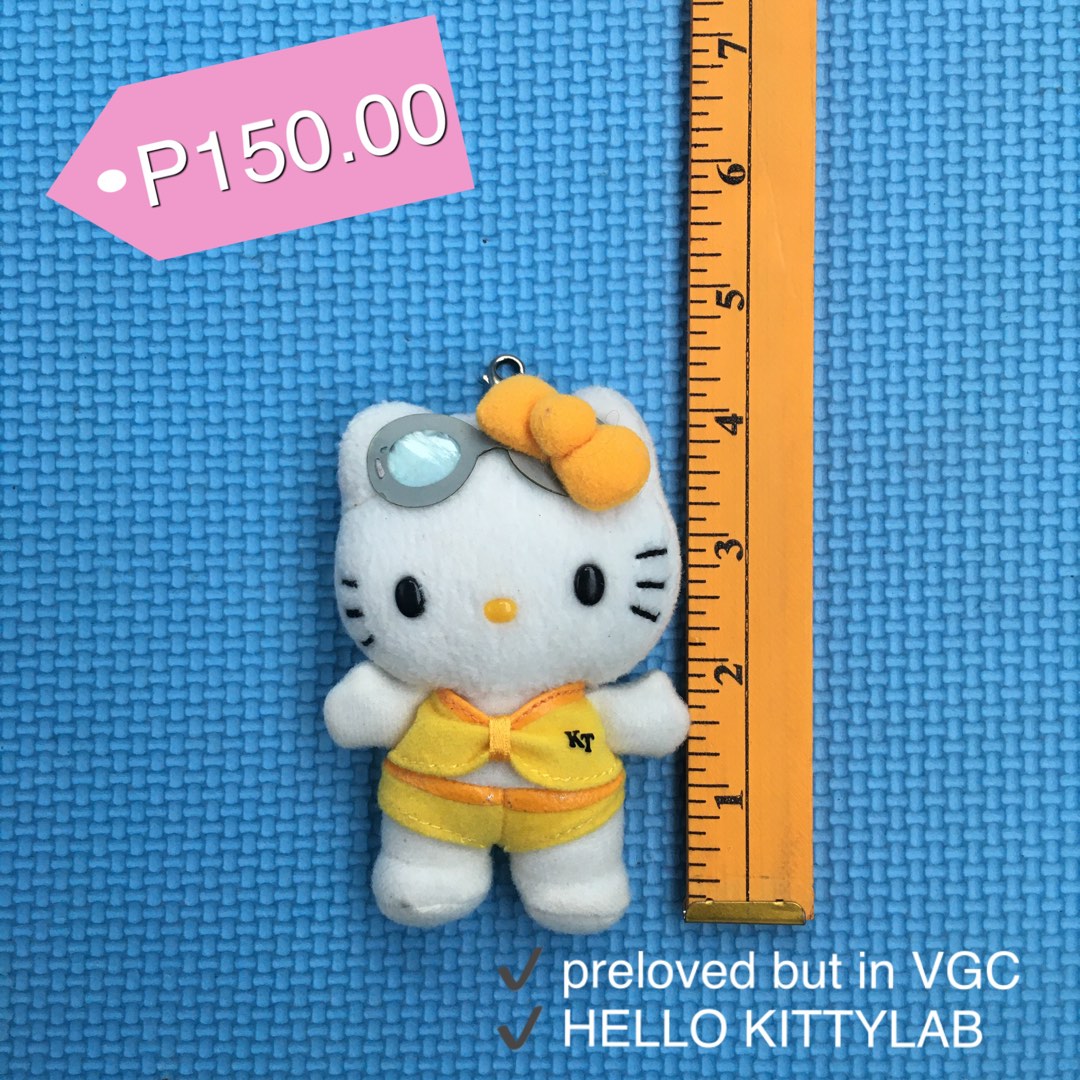 HELLO KITTY LAB Plush Charm, Hobbies & Toys, Toys & Games on Carousell