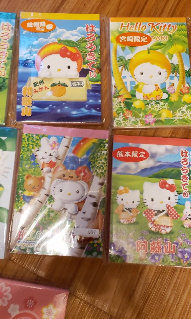 全新Hello Kitty日本各縣限定Memo Pad, 興趣及遊戲, 手作＆自家設計