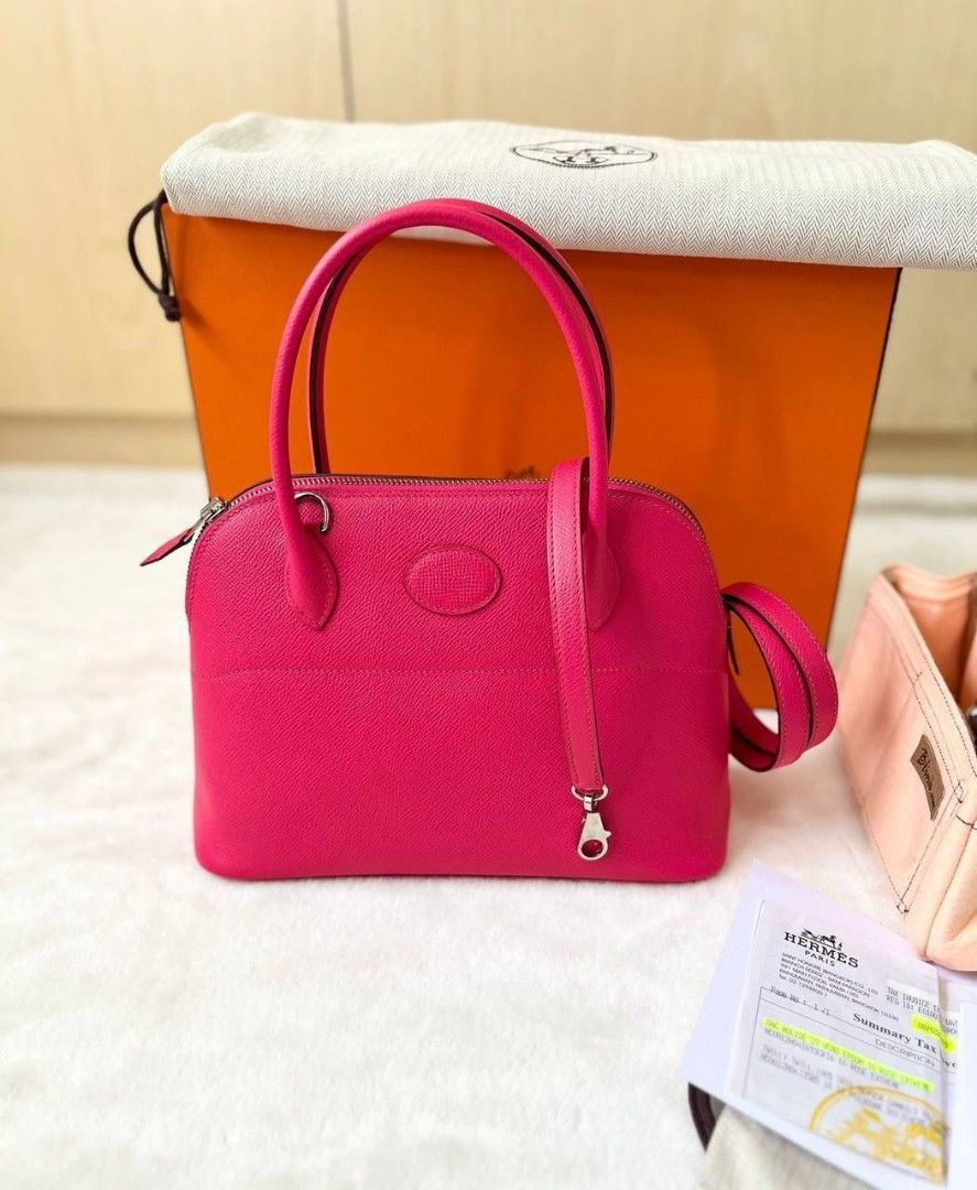 tas sling-bag Hermes Orange Bolide 27