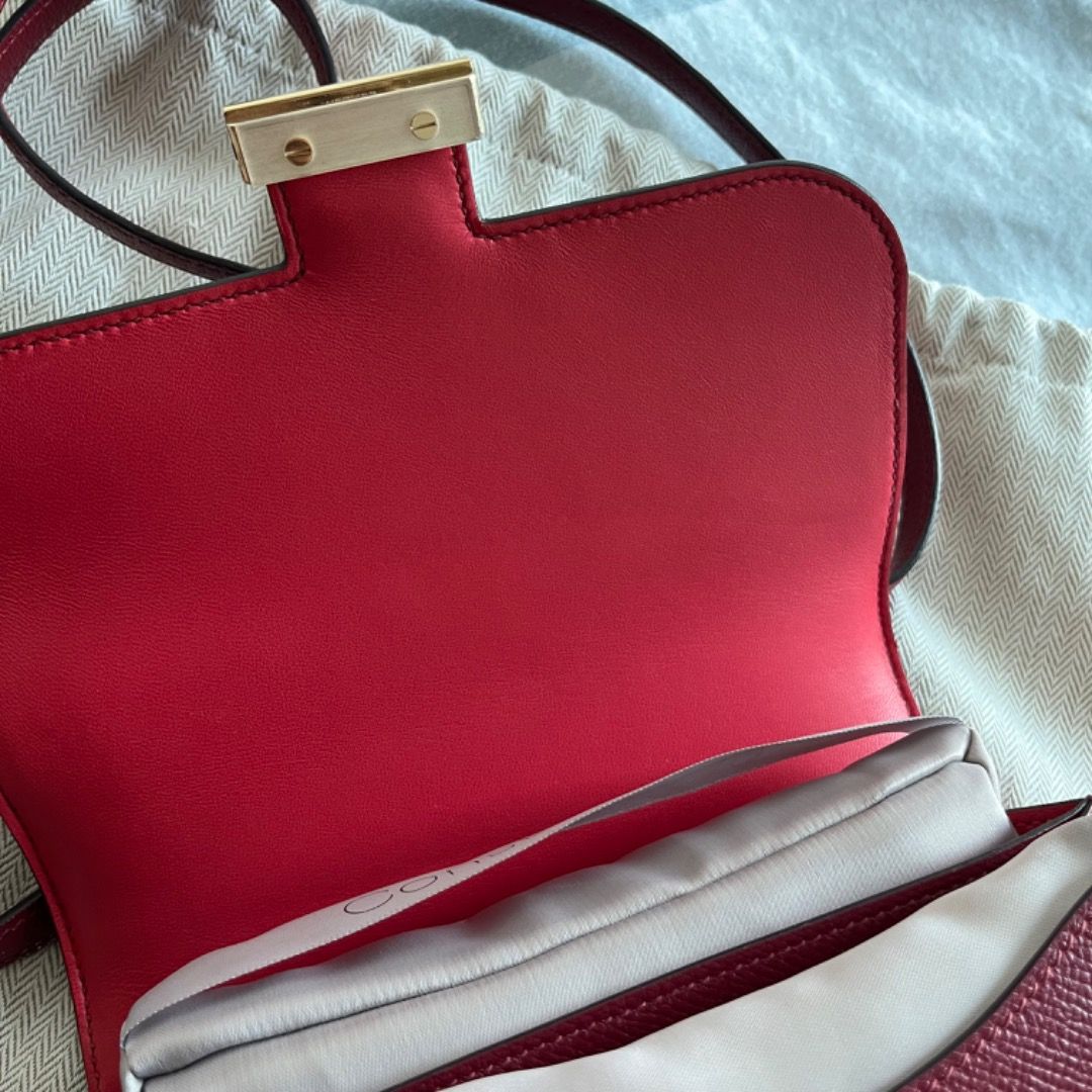 Hermes Constance 23 Bag K1 Rouge Grenat Epsom GHW