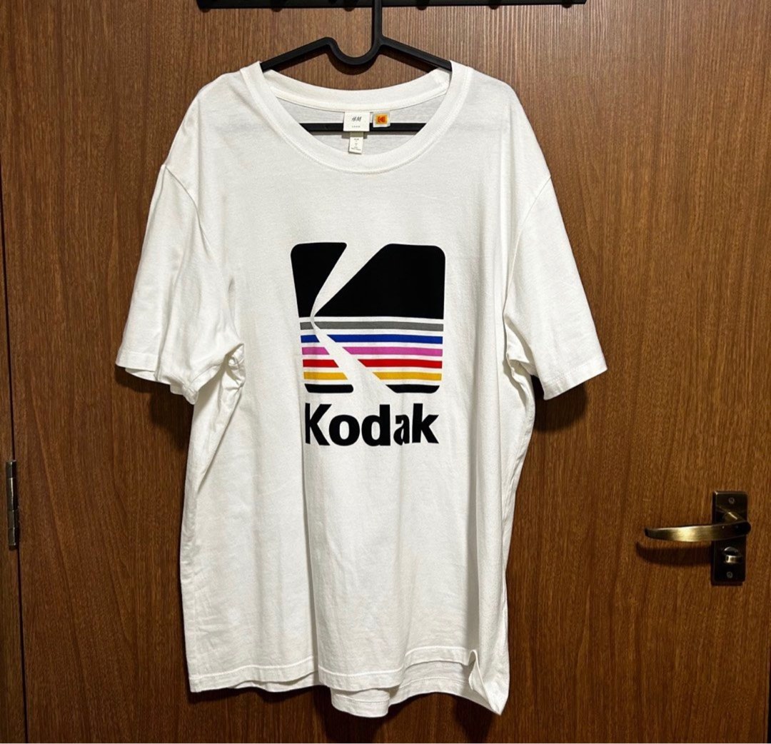 H M Kodak T Shirt Men s Fashion Tops Sets Tshirts Polo Shirts on Carousell