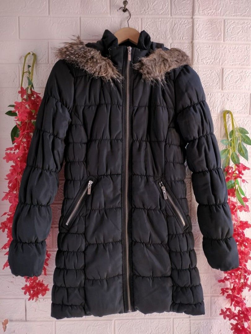 H M winter bubble at with hoodie bulus Women s Fashion