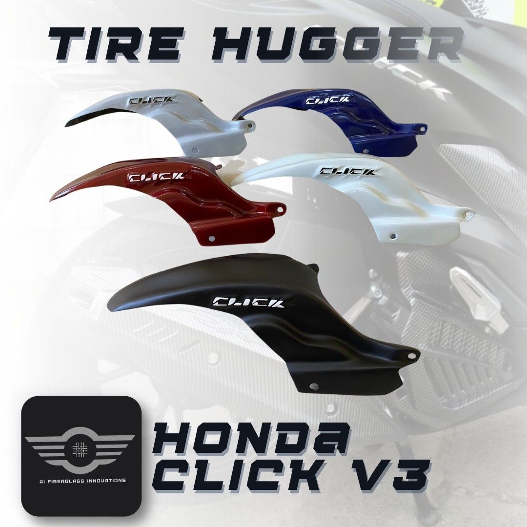 Honda Click V3 Tire Hugger Fiber Glass, Motorbikes, Motorbike Parts ...