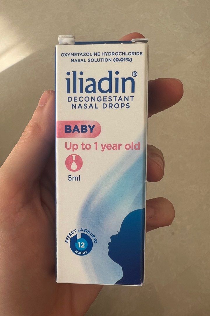 Iliadin Baby Decongestant Nasal Drop, Health & Nutrition, Massage