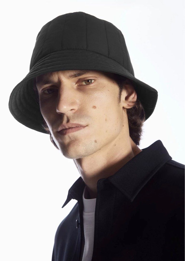 ?INSTOCK? COS Quilted Bucket Hat, Men display picture 3