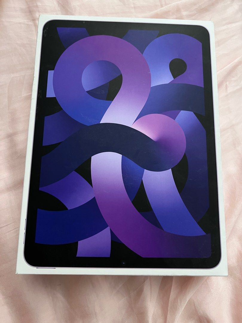 99%new iPad Air 5 256GB 紫WIFI版Purple 有盒, 手提電話, 平板電腦