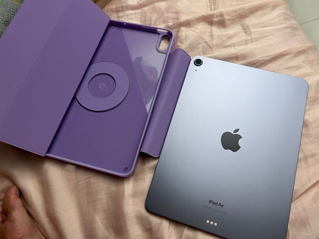 99%new iPad Air 5 256GB 紫WIFI版Purple 有盒, 手提電話, 平板電腦