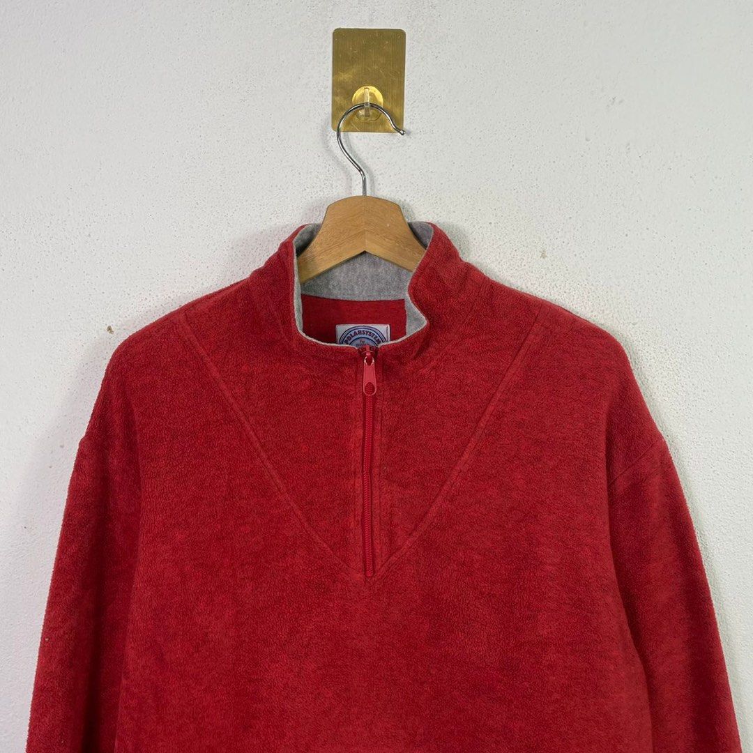 Jack Wolfskin Outdoor Fleece Half Zip Pullover Men s Fashion Coats Jackets and Outerwear on Carousell