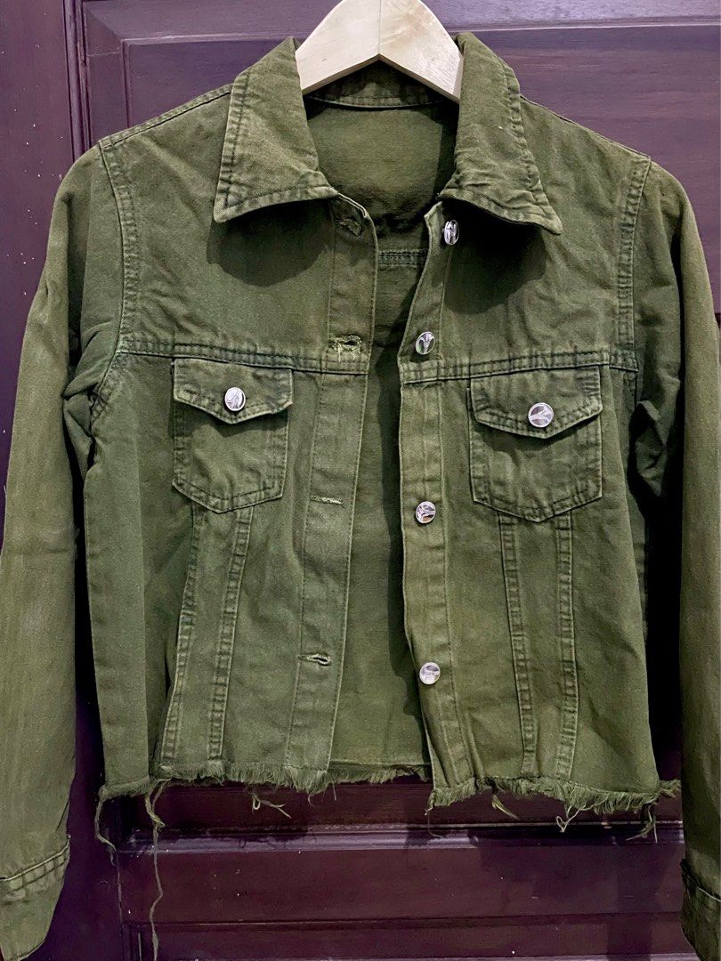 Jaket denim army online