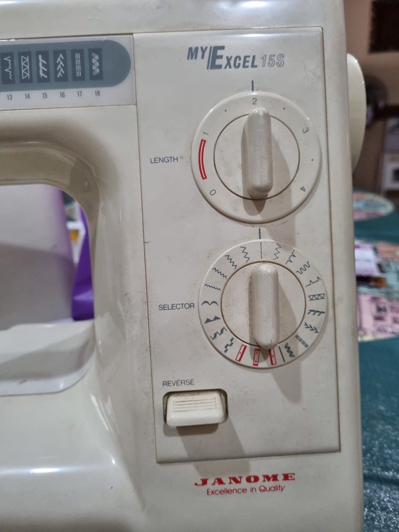 Janome Sewing Machine MyExcel 15S, TV & Home Appliances, Other Home