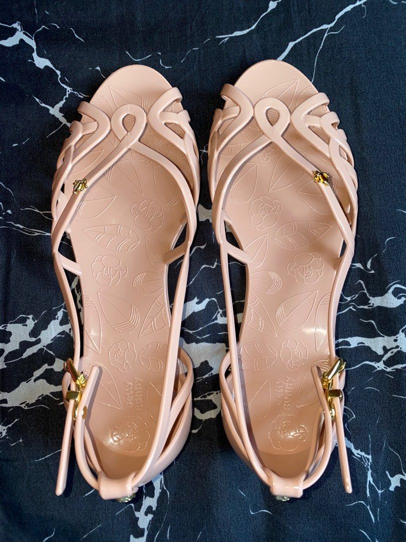 Jelly peep toe flats on sale
