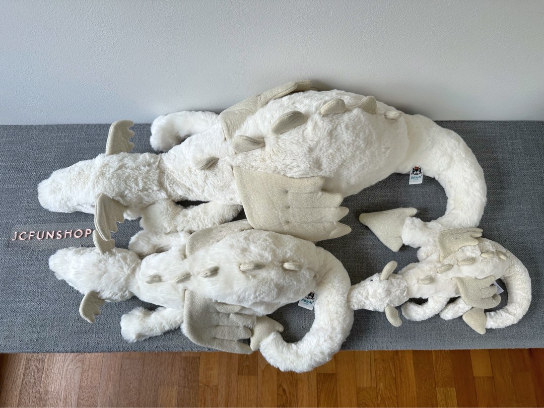 Jellycat Snow Dragon Huge Large Little Hobbies Toys Toys Games On jellycat-size-how-to-measure