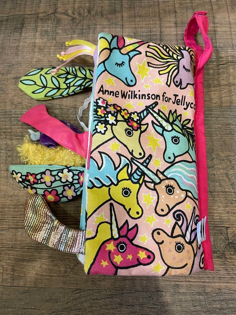 Jellycat unicorn shop tails book