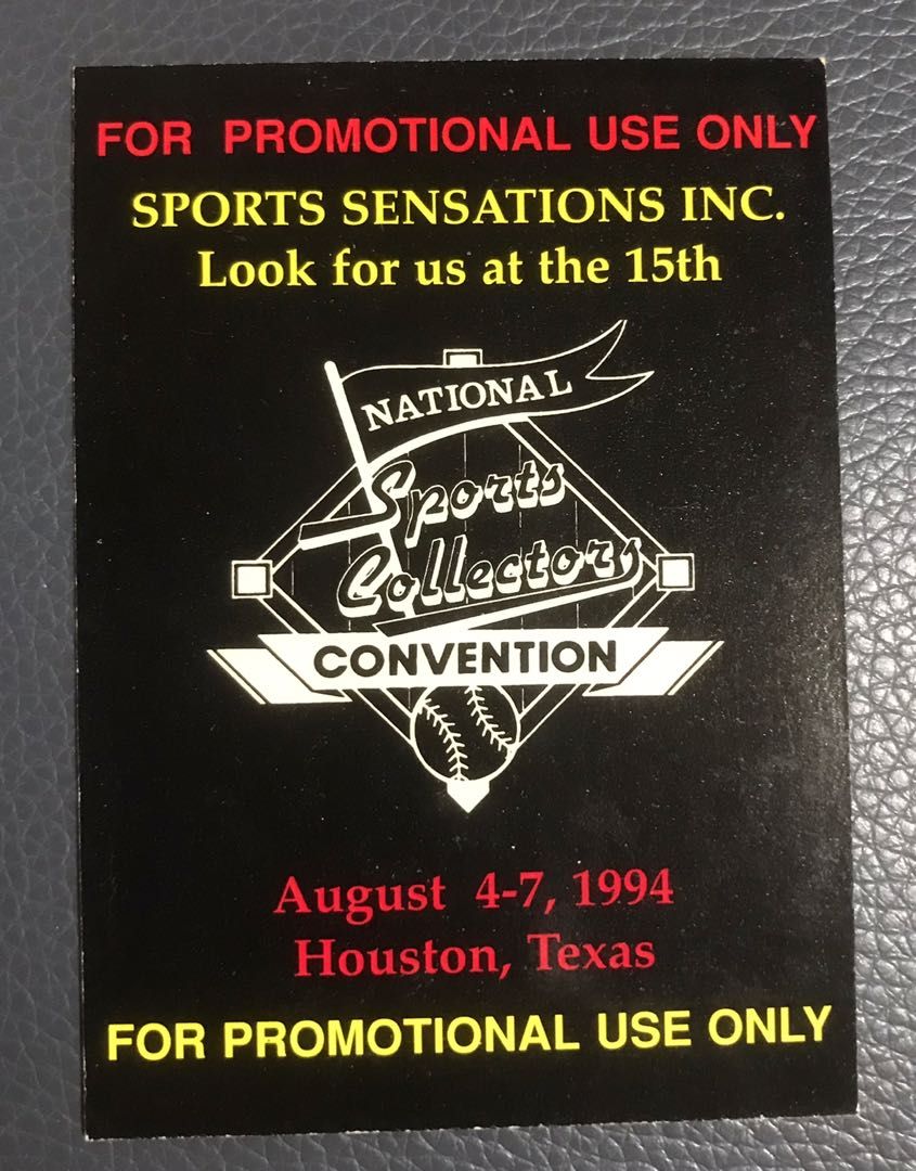 Jordan 94 NSCC Promo card (Category: Raw Singles) located in Paranaque City. Submitted by jondap (Listing ID 1259638070, Image 2). Description: Rare Jordan promo card from 1994 National Sports Collectors Convention With facsimile auto .