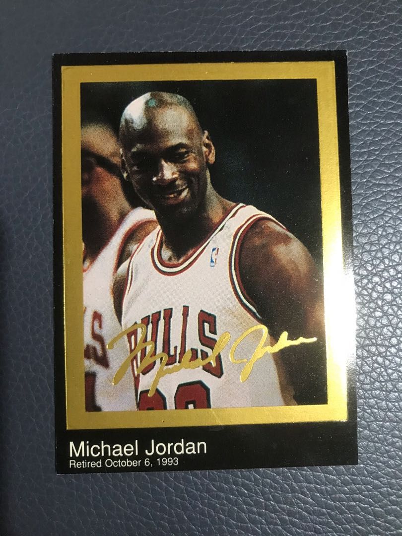 Jordan 94 NSCC Promo card (Category: Raw Singles) located in Paranaque City. Submitted by jondap (Listing ID 1259638070, Image 1). Description: Rare Jordan promo card from 1994 National Sports Collectors Convention With facsimile auto .