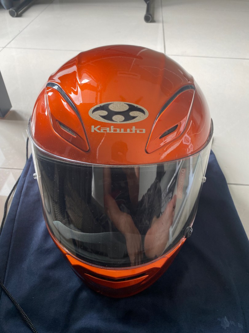 Kabuto Aeroblade 3 Orange, Auto Accessories on Carousell