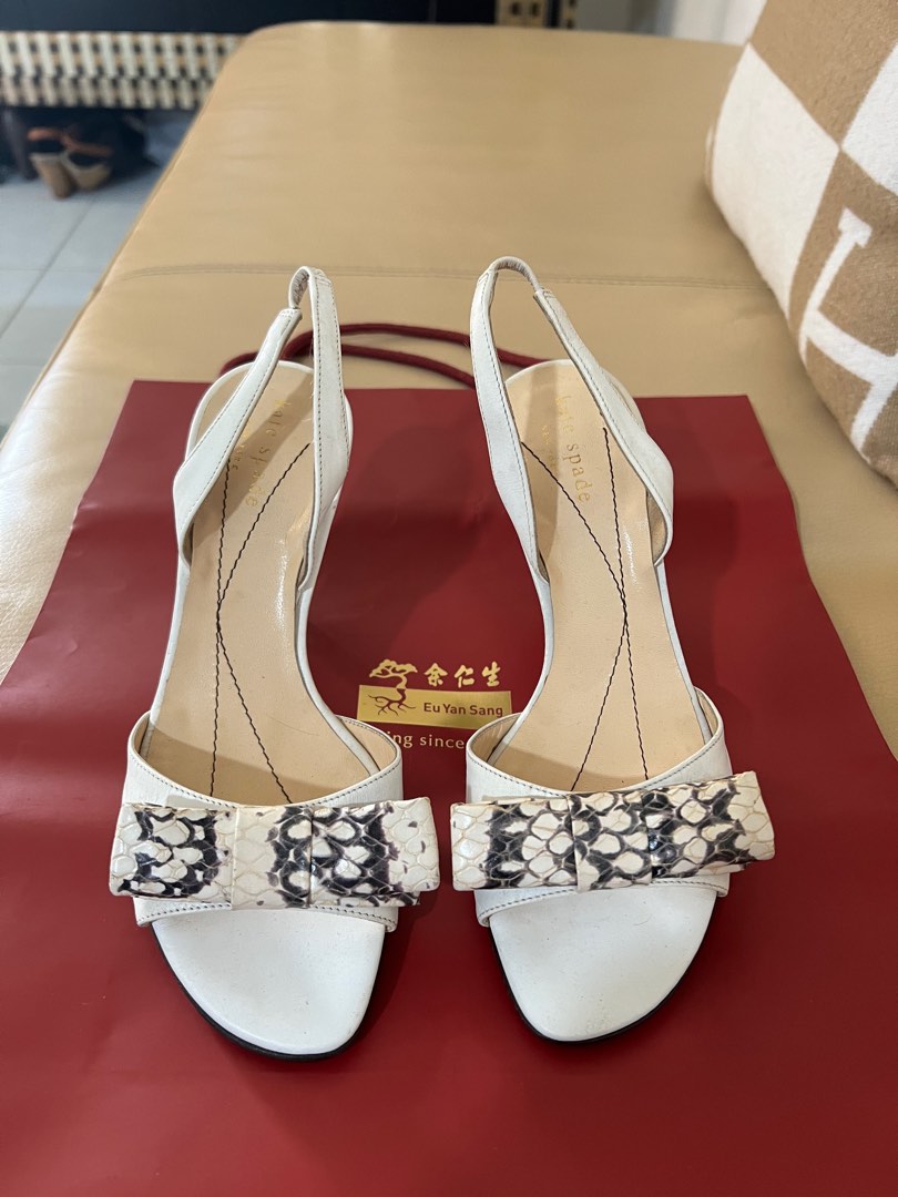 Kate spade silver new arrivals heels