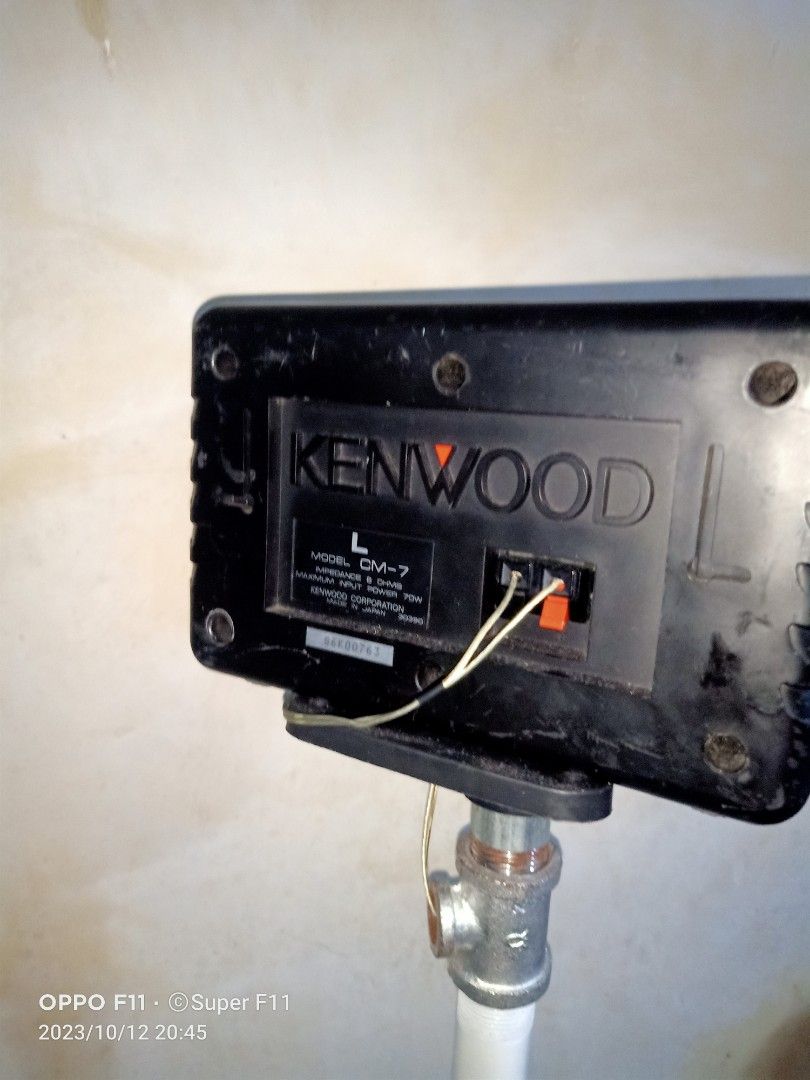 Kenwood CM-7 2Way Fullrange Speakers (Category: Soundbars, Speakers & Amplifiers) located in Valenzuela. Submitted by henbaluyan (Listing ID 1259778151, Image 3). Description: For Sale: Kenwood CM-7 2way Fullrange Speakers 8 Ohms 70-120watts with Heavy Duty Speaker Stand Valenzuela City.