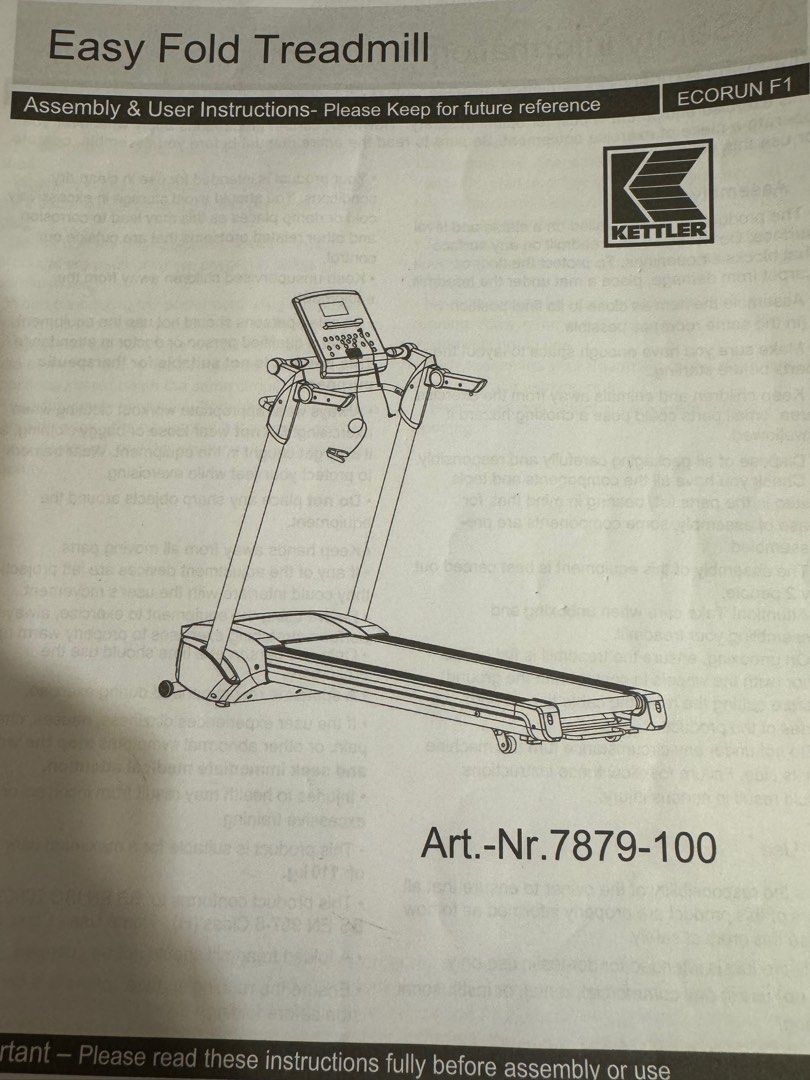 KETTLER. ECORUN F1, 運動產品, 運動與健身, 運動與健身 有氧健身器材 Carousell