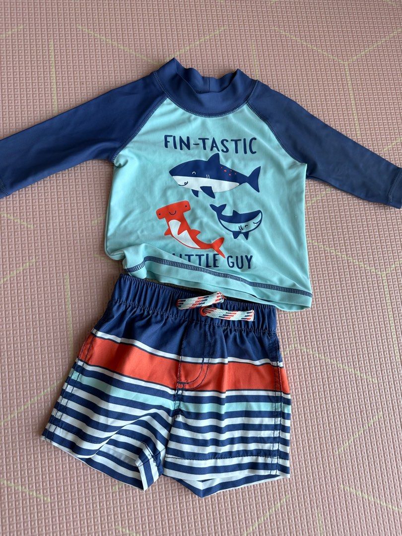 Carter's shark shop swimsuit
