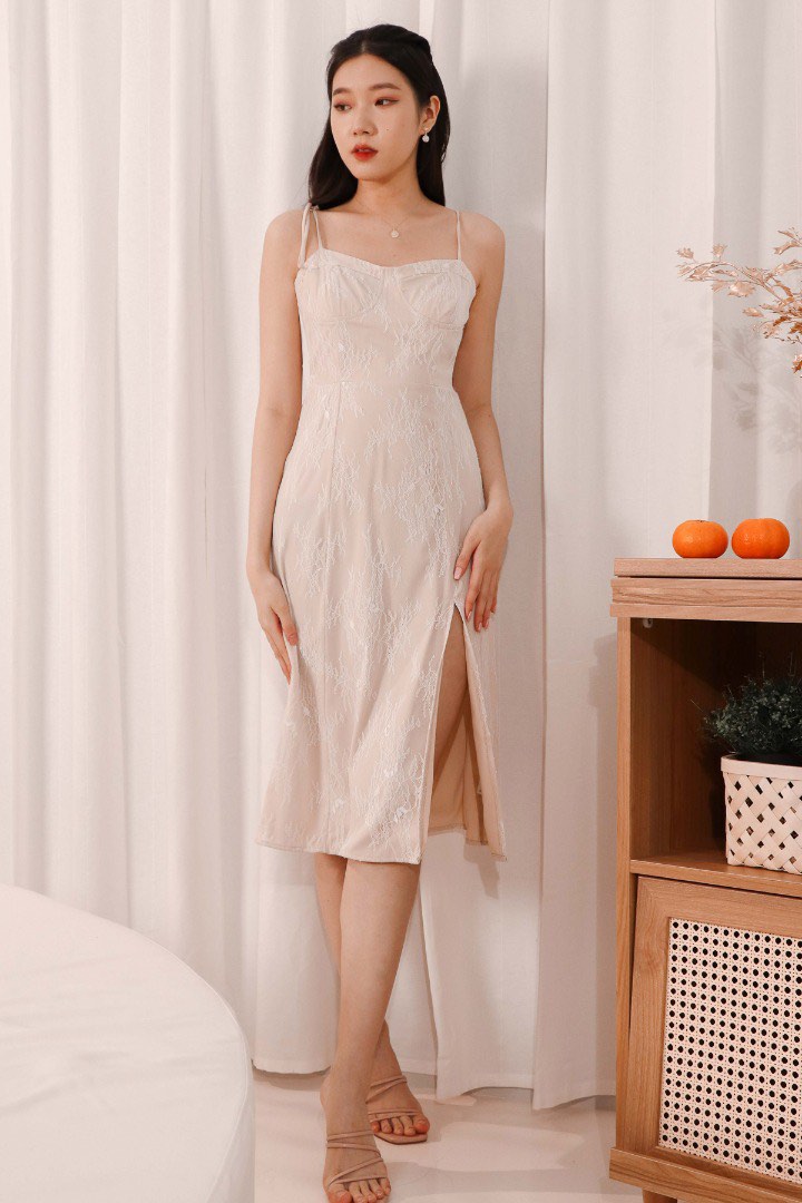 Lana lace 2024 midi dress