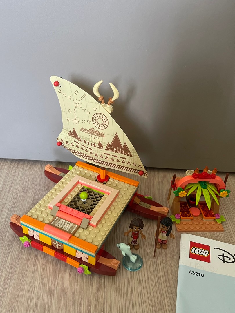 Lego Disney 43210 Moana's Wayfinding Boat [2023], Hobbies & Toys, Toys ...