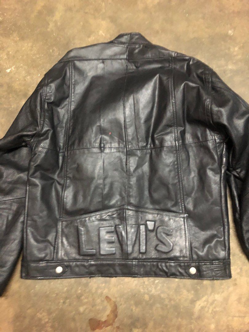 Levis leather cheap jacket 54163