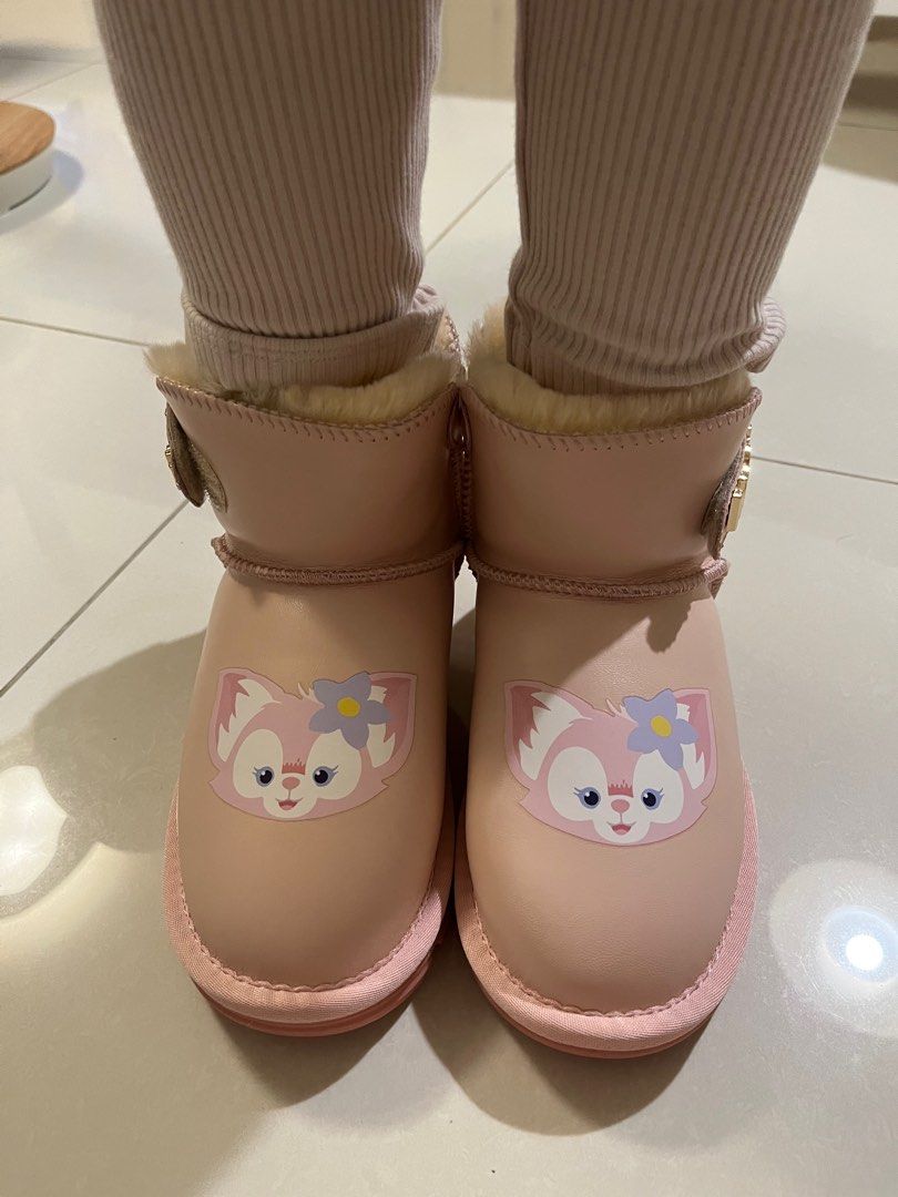 Girls light 2024 pink boots