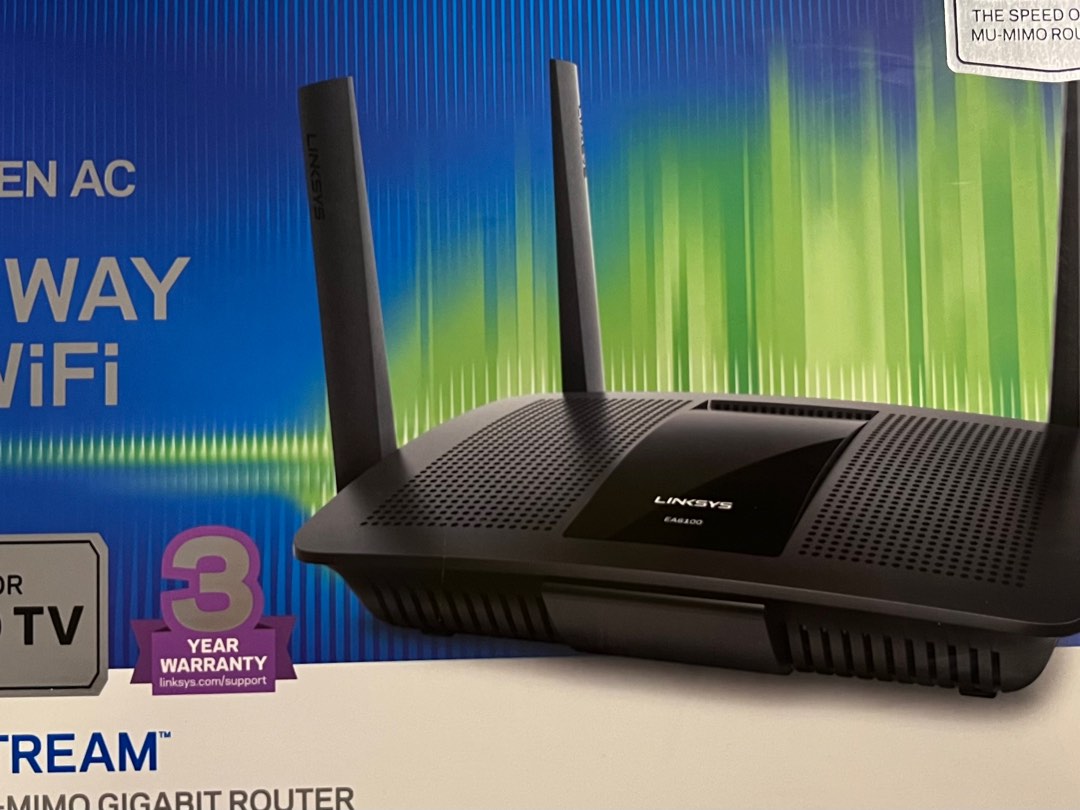 Linksys AC2600 router, Computers & Tech, Office & Business Technology ...