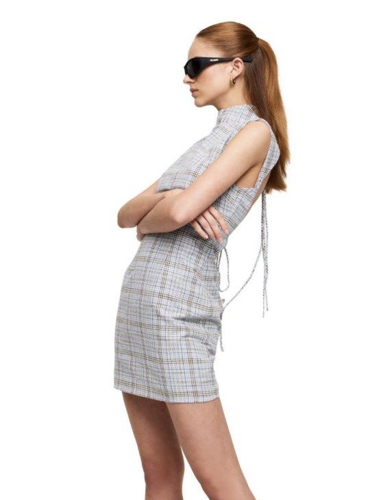 chinese dress ladies LIONESS Military Minds Mini Dress Ecru main image 1