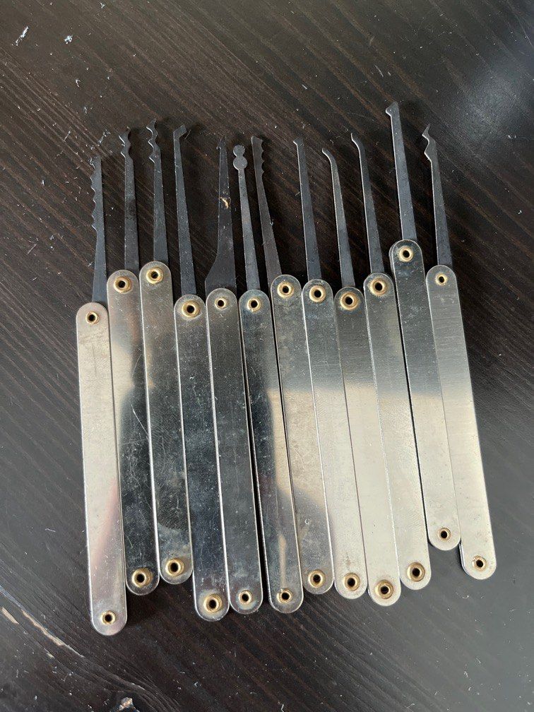 Lock Pick Set and Training Lock, Furniture & Home Living, Home ...