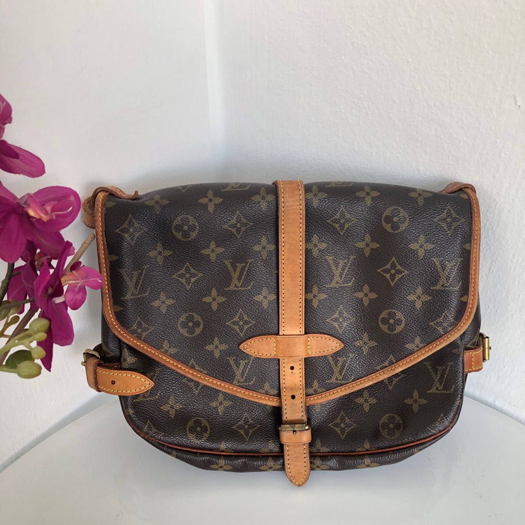 Louis Vuitton Saumur 30 Monogram Canvas, Luxury, Bags & Wallets on Carousell