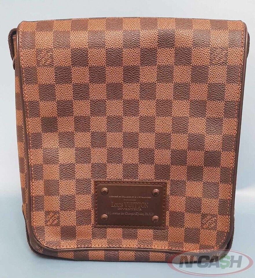 LOUIS VUITTON N41442 OLAF PM DAMIER EBENE CANVAS SHOULDER BAG, Luxury, Bags  & Wallets on Carousell