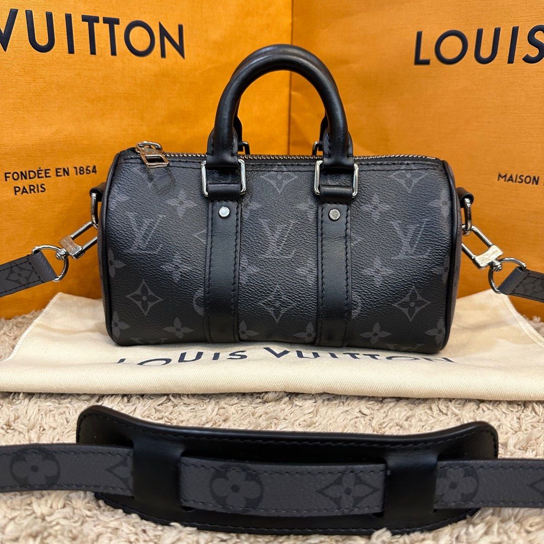 Louis Vuitton Keepall XS Monogram Eclipse Reverse, Luxury, Bags & Wallets  on Carousell